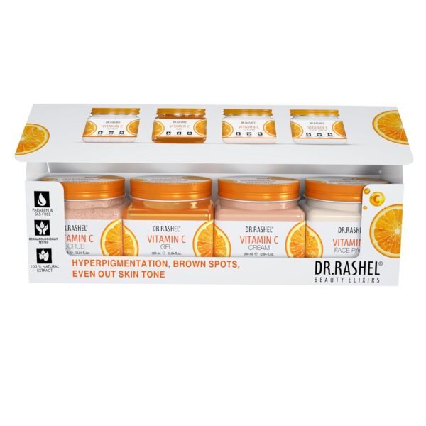 DR.RASHEL VITAMIN C PACK OF 4 (SCRUB, GEL, CREAM & FACEPACK)